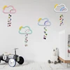 Nordic Style Rainbow Raining Cloud Decoration Baby Room Wall Hanging Photo Props 1