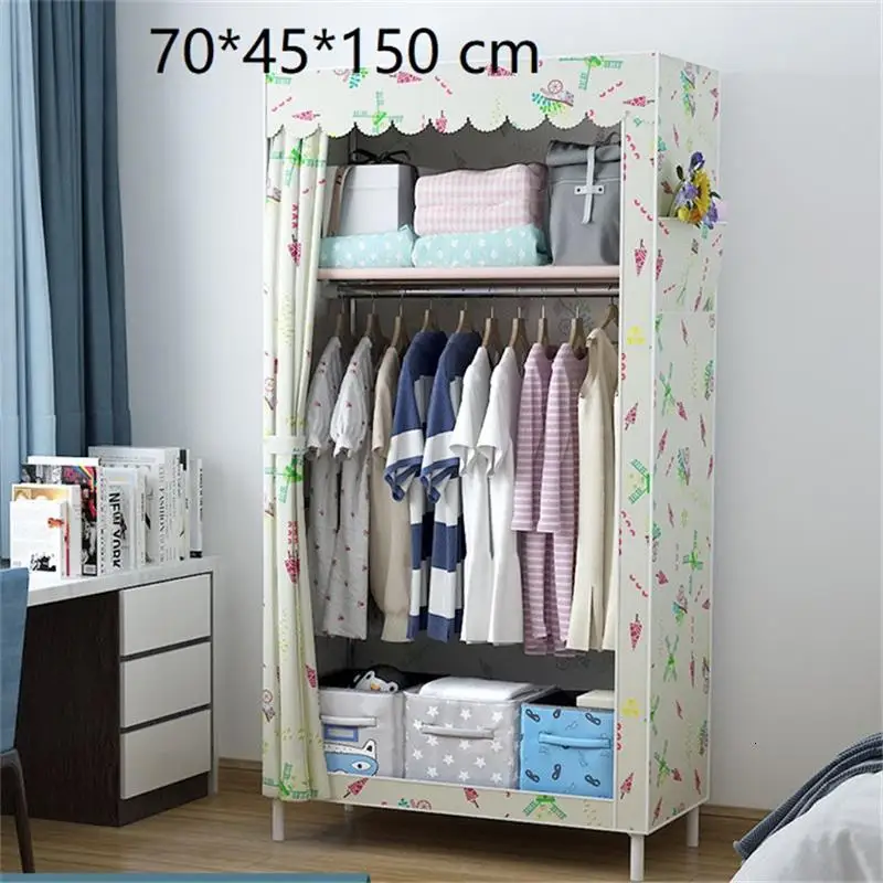 Version L Armadio Guardaroba Meuble Range Tela Mobile Per La Casa Armario Guarda Roupa шкаф Mueble De Dormitorio шкаф - Цвет: Version L