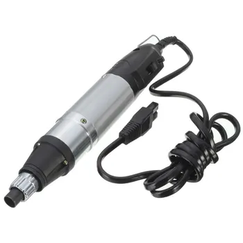 

Great Quality Infinitely Variable Speed 800 DC Powered Electric Screwdriver + Small Power Supply + 10 Bits Hand-tools Stepless
