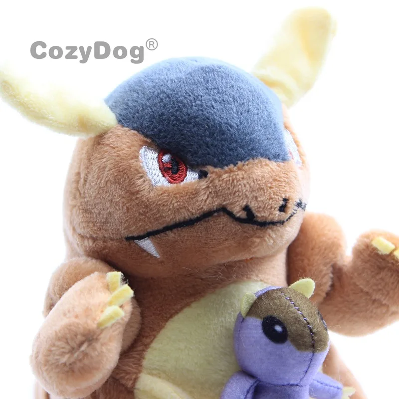 Kawaii Kangaskhan плюшевая игрушка чучела кукла 12x14x15 см подушка мягкие игрушки для сна Коллекционная модель детский подарок на день рождения