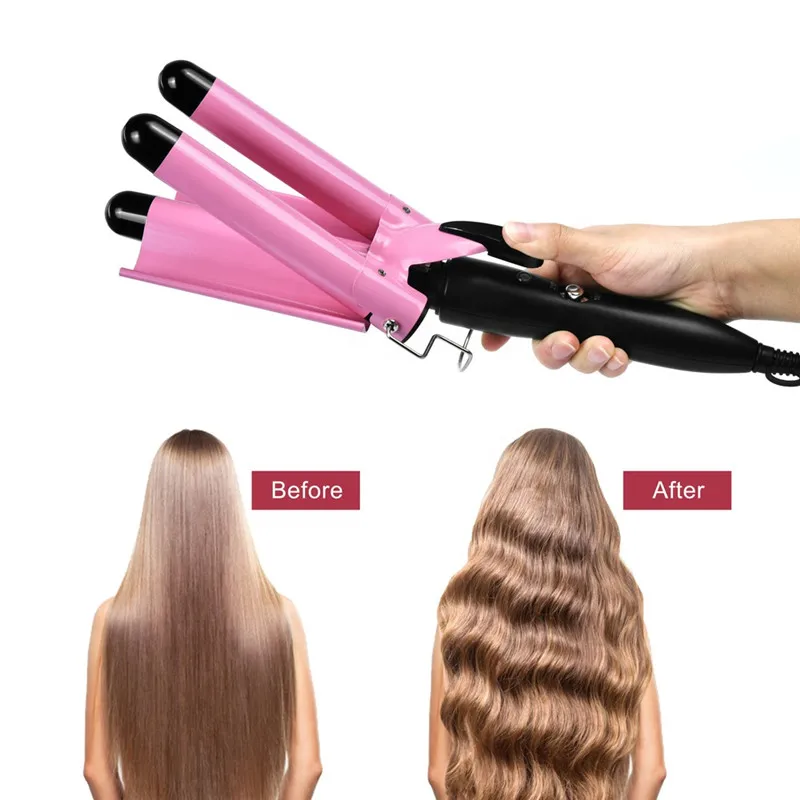 

Professional Hair Curler Electric Ceramic Wave Curling Iron Salon With LED Display Fast Heating Hair Curling Irons Styler Tools