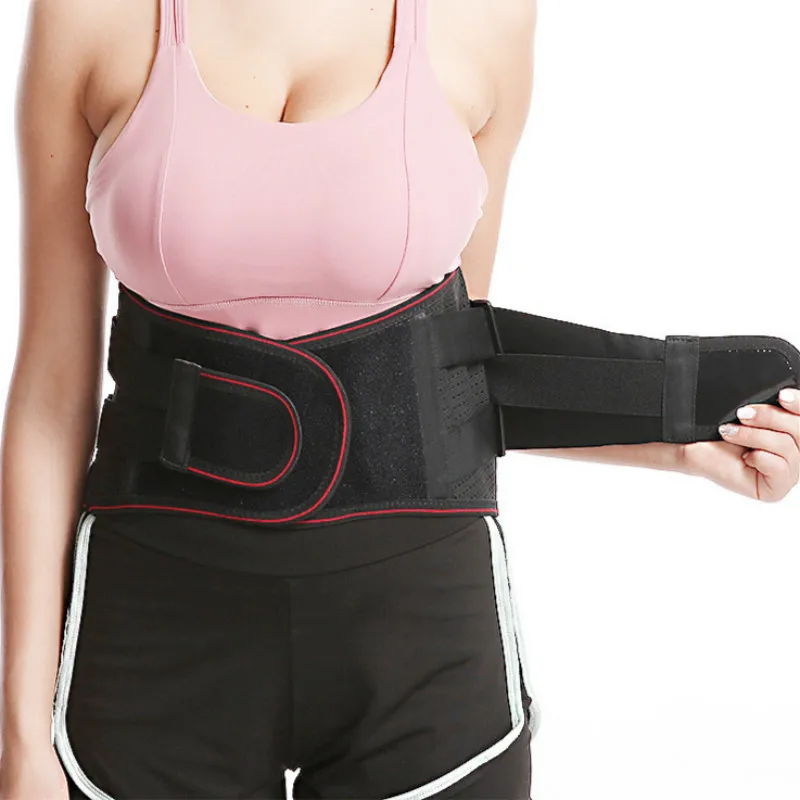 Пояс для тренировок на талию магнитный 4 пружинных поддержки мужчин женщин и