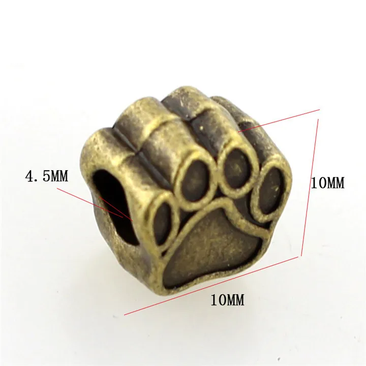 10 шт Diy ювелирные аксессуары сплав бронзовые бусинки с большими отверстиями Подвески для колье серьги браслет ручной работы для украшений "сделай сам" - Цвет: Q