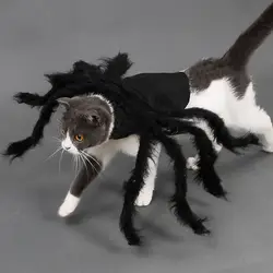 Хэллоуин Человек-паук Косплэй Костюмы красивый наряд аксессуары фестиваль подарок для собак, щенков, кошек