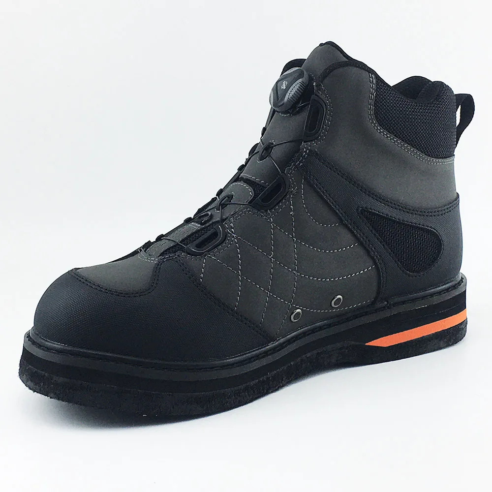 Fly Fishing Waders Shoes Self-lock Felt Sole Self Locking Rock Mesh Fabric Boots Wear-Resistant Non-slip | Спорт