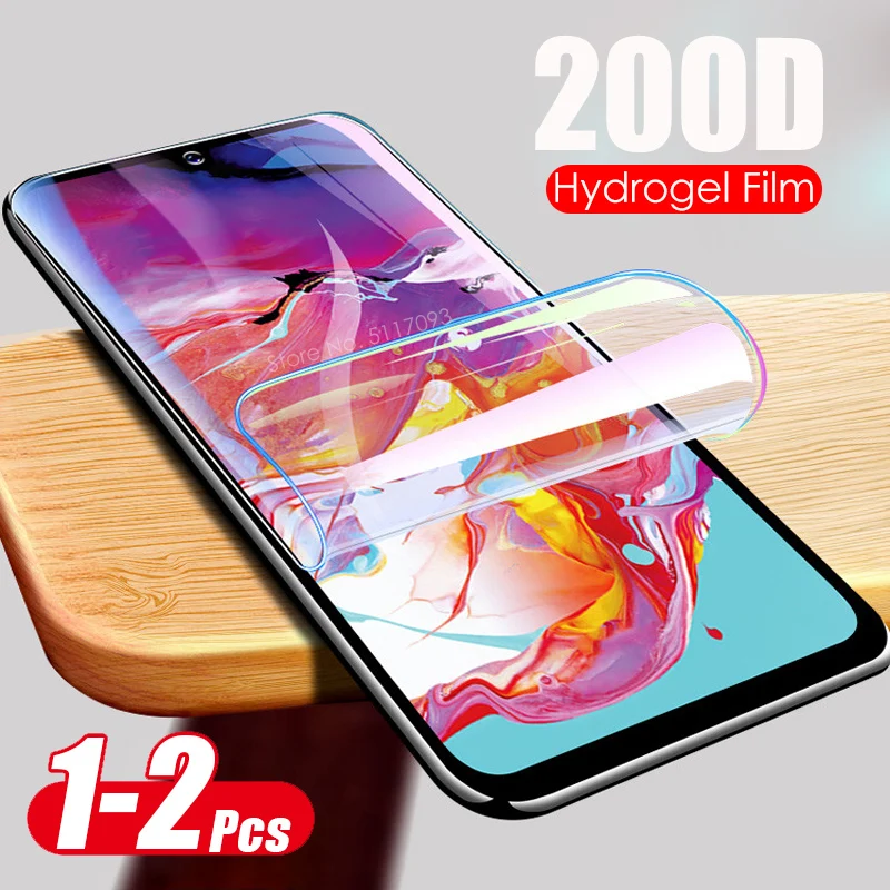 

1-2pcs 100D Curved Hydrogel Soft Film for Samsung Galaxy a51 a71 a50 a30s a20s a10e a01 a80 a70 a40 a20 a10 a10s film not glass