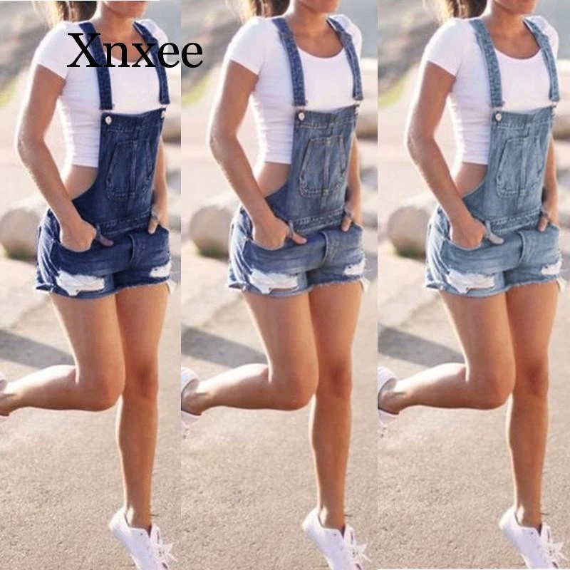 denim shorts overalls