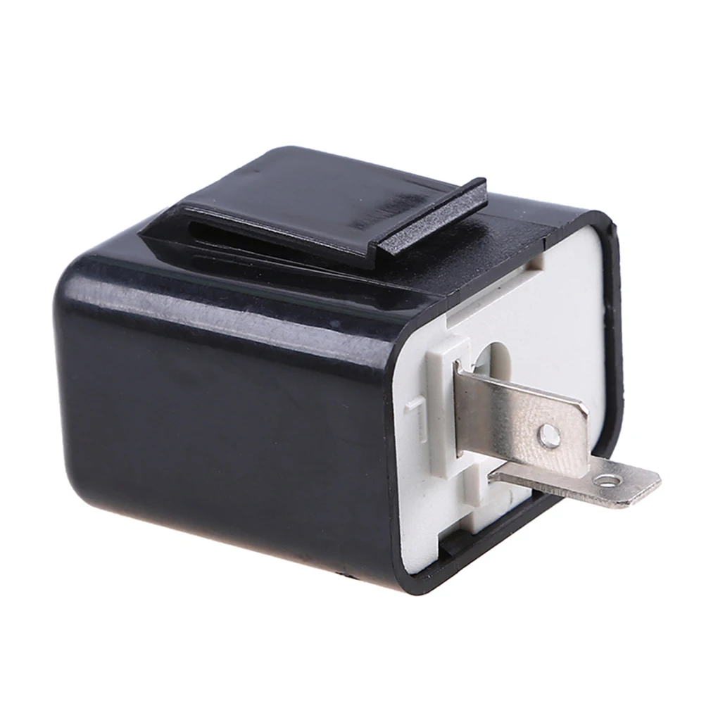12V 2 Pin LED Flasher Frequency Relay Turn Signal Indicator Motorcycle Motorbike Fix Motorcycle Flasher Multiple Protection Safe