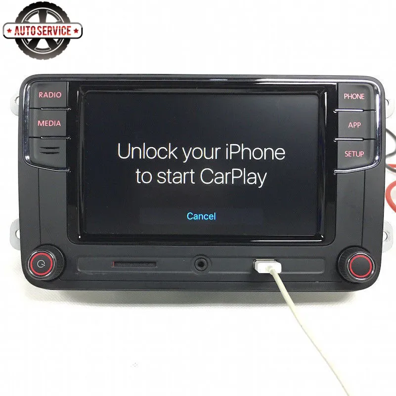 Новинка RCD330 Plus RCD330G Carplay MIB 6,5 дюймов радио для Jetta MK5 MK6 CC Passat 6RD035187B 1 ГБ ram камера заднего вида Bluetooth USB