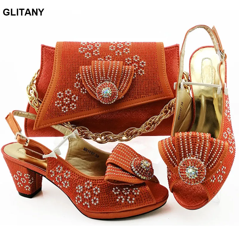

New Fashion Italian Shoes with Matching Bags 2019 Italian Shoes and Bags To Match Shoes with Bag Set Italian Shoes and Bags Set