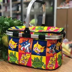 Горячие Crayon Shin-chan собака мода Переносные сумки для обедов мультфильм Корзина для пикника Еда Коробка для хранения держать тепло унисекс