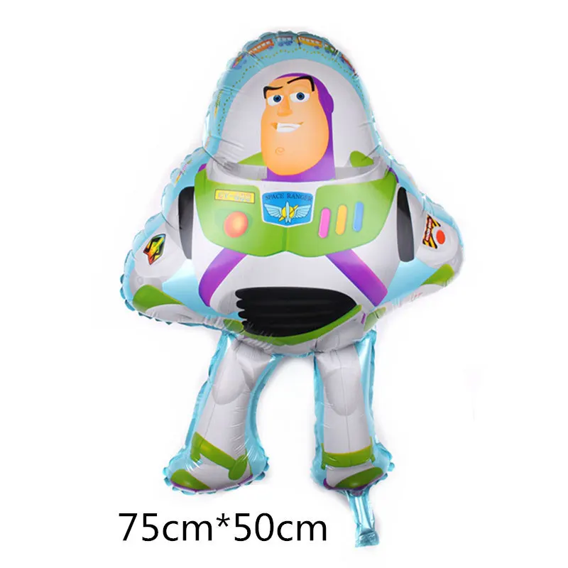 Cartoon Toy Story Disposable Paper Napkins Banner Table Cloth Straws Cup Plates Baby Shower Birthday Party Decoration Supplies - Цвет: Big Balloon-1pcs