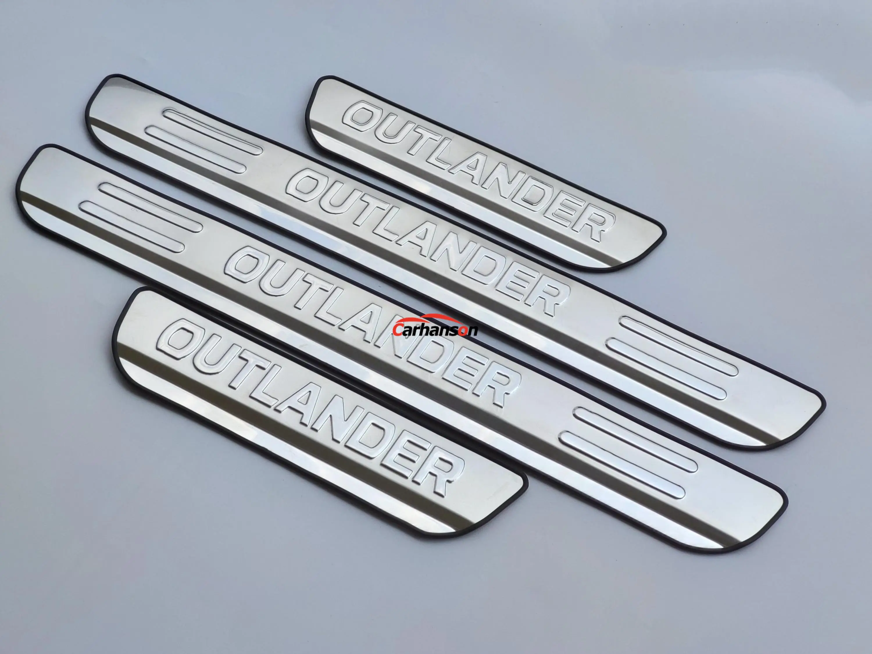 Car Accessories Sticker For Mitsubishi Outlander Styling 2013 Stainless Steel Door Sill Protector Covers Guard Scuff Plates 2016