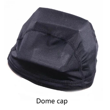 

Mesh Dome Style Wig Cap Spandex Dome Wig Caps For Making Wigs, Elastic Hairnets Wig Caps Prevent Wigs From Falling Off-Black