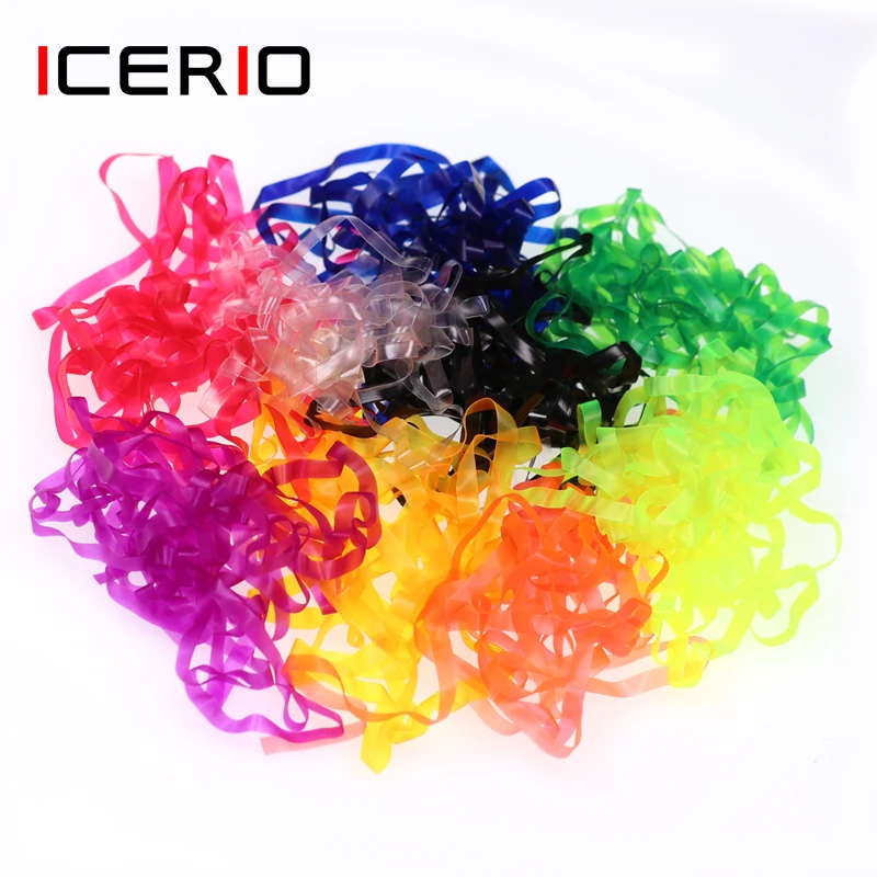 

ICERIO 2bag*2M Nymph Skin Stretchable Fly Tying Material for Stonefly Dragonfly Nymph Thin Skin