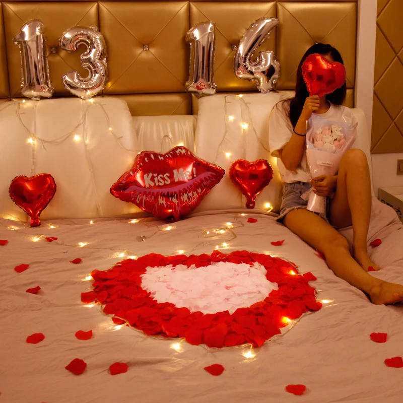Petals 500pcs Rose Petals Petalos De Rosa Wedding Decoration Artificial Fabric Wedding Rose