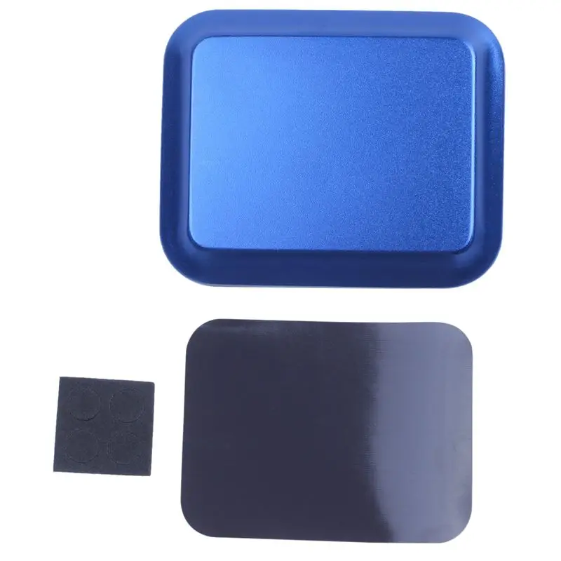 Useful Aluminum alloy Screw Tray with Magnetic Pad for RC Model Phone Car Repair Tool blue Useful Aluminum alloy Screw Tray with Magnetic Pad for RC Model Phone Car Repair Tool blue