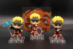 3 шт./компл. наруто аниме Uzumaki NARUTO Q версии. ПВХ фигурка Коллекционная модель игрушки 10 см