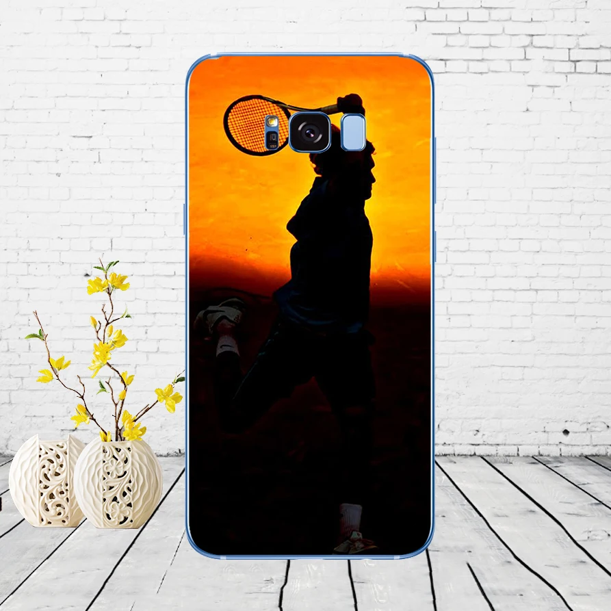 85DD теннисная звезда Роджер Федерер Мягкий силиконовый чехол для Samsung Galaxy S6 S7 edge S8 S9 S10 plus A70 A50 чехол