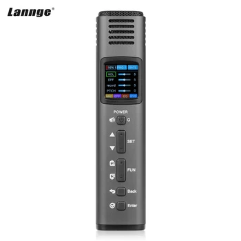 

Lannge HK-620 Multi-Functional DSP Intelligent Microphone Mobile Phone Microphone with USB Sound Card Colorful LCD Screen
