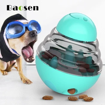 

Baosen Creative Tumbler Pet Dog Food Leaking Ball Toy Pet Dogs Feeder Supplies