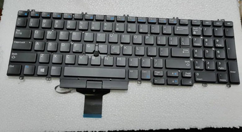 Novità Per Dell Precision 7530 7540 7730 7740 Laptop Us Tastiera Retroilluminata 266Yw 0266Yw