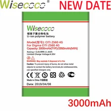 Wiscoco 3000mAh аккумулятор для DIGMA CITI Z560 4G мобильный телефон новейшее производство высокое качество аккумулятор+ номер отслеживания