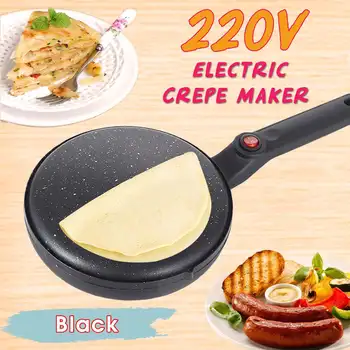 

Pizza Maker Pancake Machine 220V 900W Non-stick Electric Crepe Griddle Baking Pan Cake Machine Household Kitchen Cooking Tools