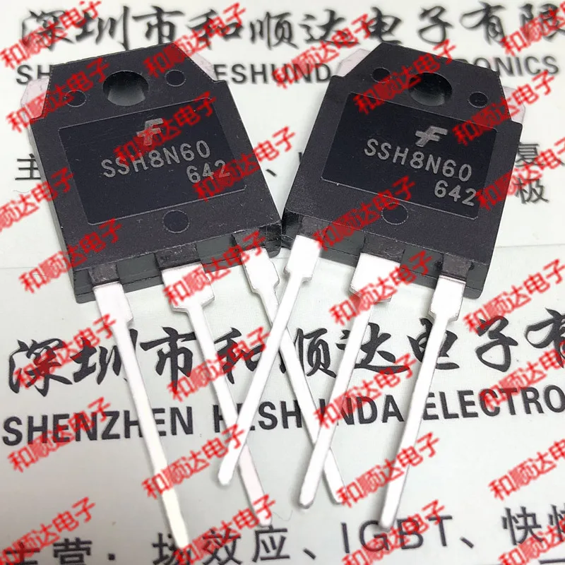 10 шт./лот SSH8N60 новые имеющиеся TO-3P 600V 8A