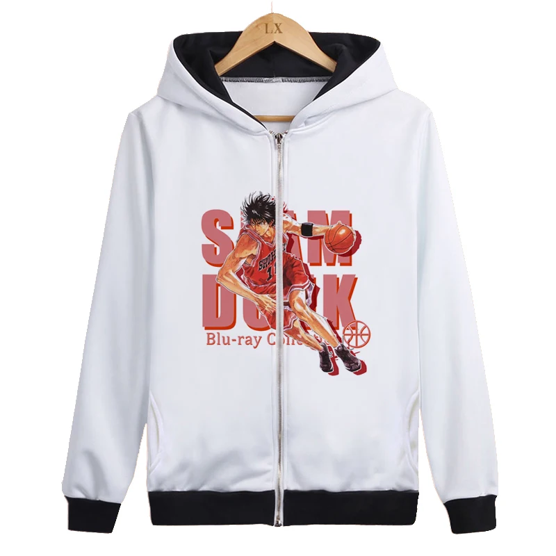 Игра SLAM DUNK аниме Hanamichi Толстовка Sakuragi Мужская Женская толстовка Уличная Повседневная Осенняя Толстовка SLAM DUNK цифровая печать - Цвет: as the picture