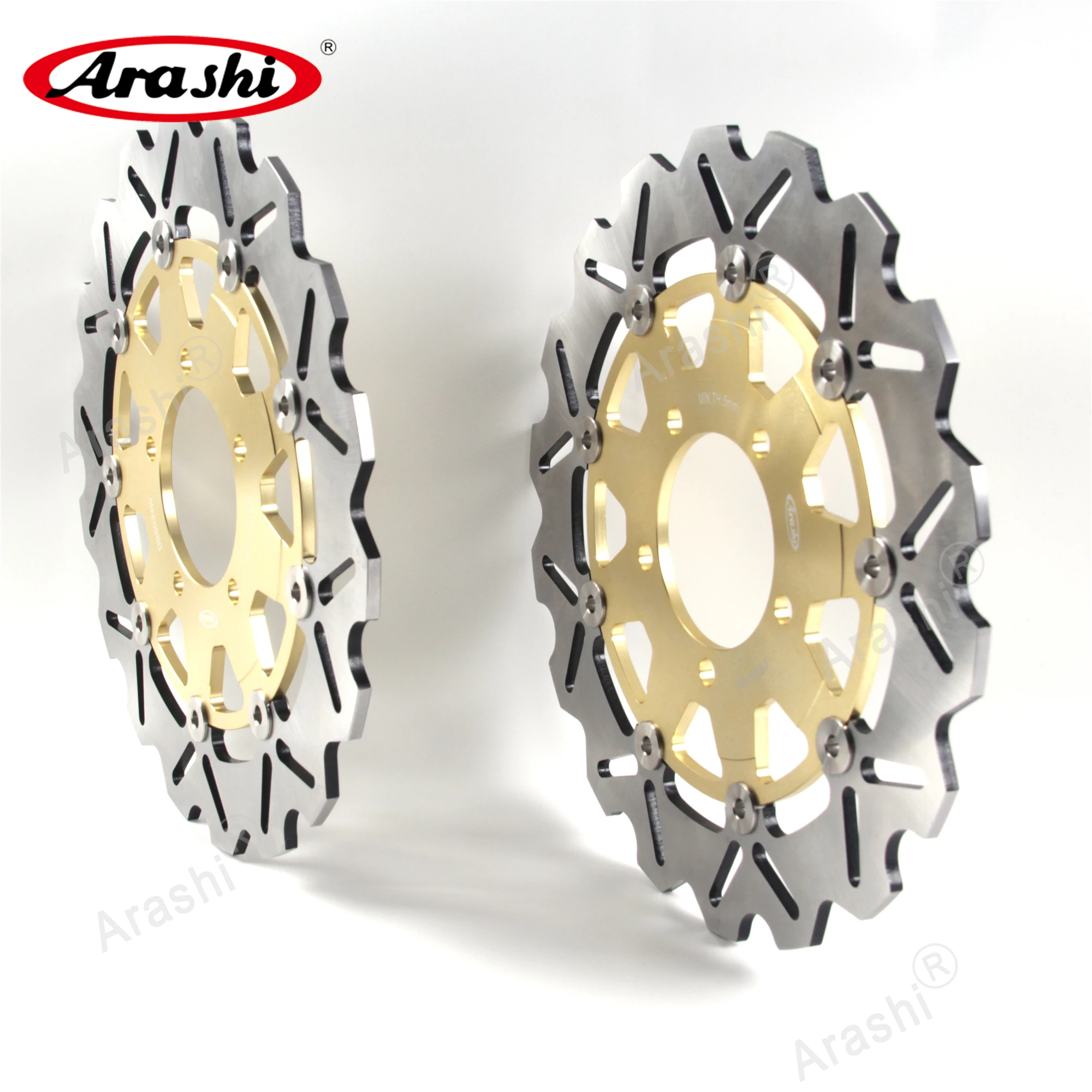 Араши передний тормозной диск для KAWASAKI Z ABS 750 2007 2012 CNC Тормозные диски роторы Z750 2008