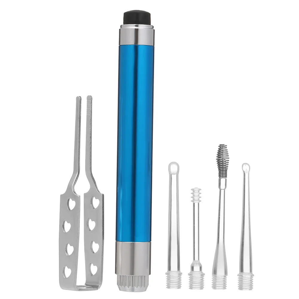 

Ear Wax Removal Tool Flashlight Earpick Ear Wax Remover Cleaner LED Ear Curette Spoon Device for Cleaning the Ears