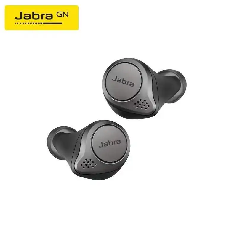 Беспроводные наушники Jabra 75t для спорта и музыки поддержка Ipx55 пылезащитные