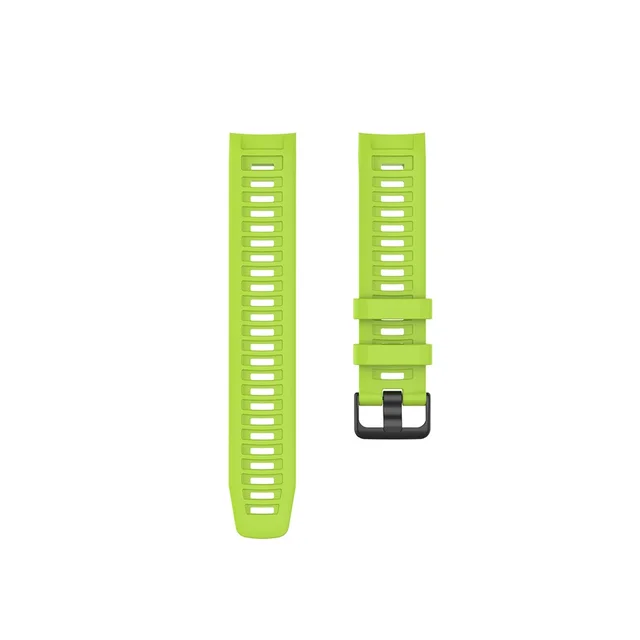 Cinturino Silicone Per Garmin Instinct - Ricambio Ufficiale, Verde Militare - Foto 3