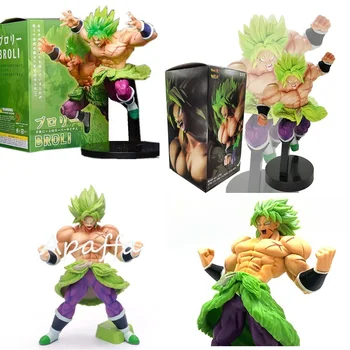 

Anime Figure Dragon Ball Z DBZ Super Broly Movie Ver. Green Hair VS Goku Broli Super Saiyan Combat Form PVC Action Figure Toys