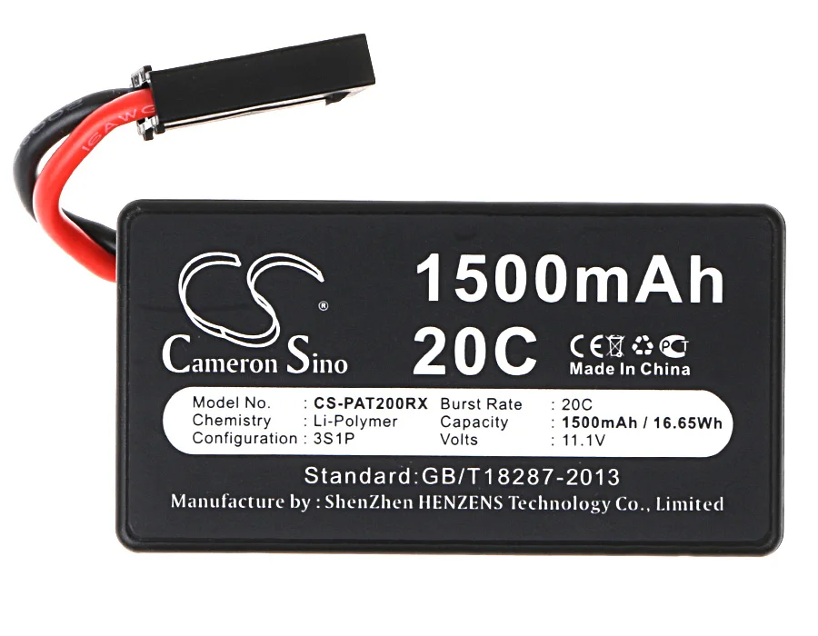 

Cameron Sino 1500mAh Battery for Parrot AR.Drone 1.0,AR.Drone 2.0,AR.Drone 2.0 HD