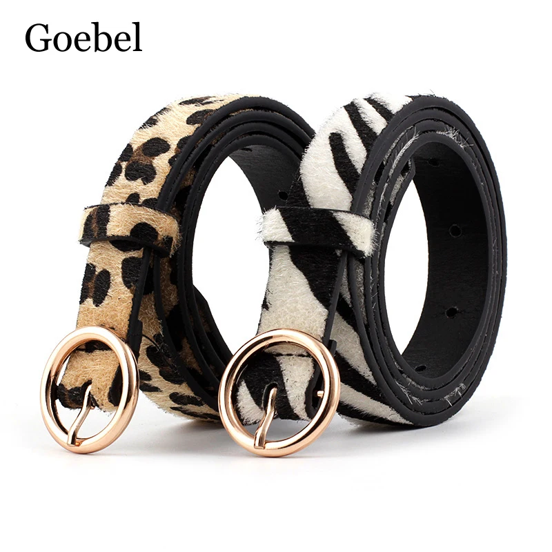 Goebel этнический стиль Дамский модный ремень повседневный животный узор дорожный Леопардовый Змеиный пояс женский