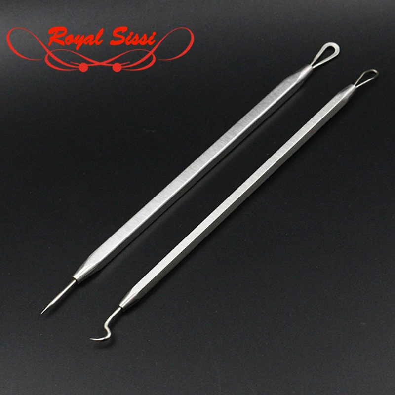 2pcs/set new developed fly tying bodkins tools kit straight tip&amphooked tip assorted 304 stainless steel material | Спорт и