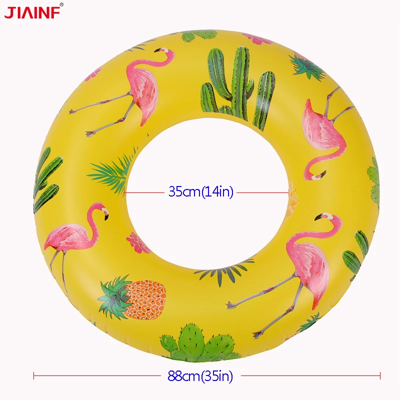 Надувные фламинго и ананасы буй кольцо для плавания круг для взрослых бассейнов плавает матрас ряд воды вечерние игрушки аксессуары - Цвет: Светло-серый