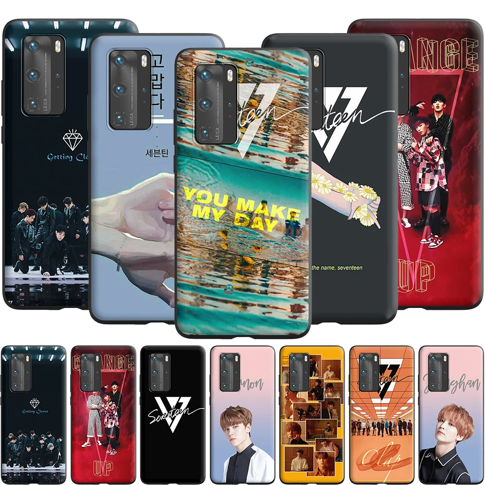 Чехол SEVENTEEN для Huawei P10 Lite P20 P30 P Smart 2021 Z P40 Pro | Мобильные телефоны и аксессуары