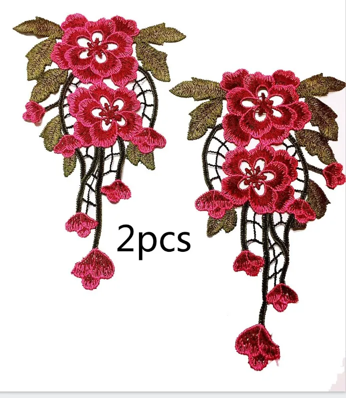 Cute Patches Small Animal Clothing Hot Painting Diy Girl DIY Handmade T-shirt and Denim Jacket Printing - Цвет: a-2pcs