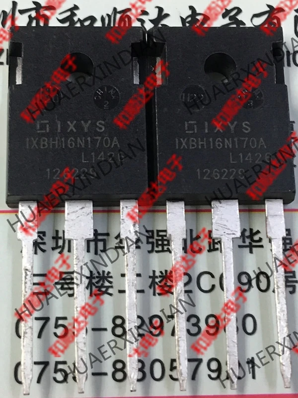 10 шт./лот, новое и оригинальное IXBH16N170A TO-247 IGBT 1700V