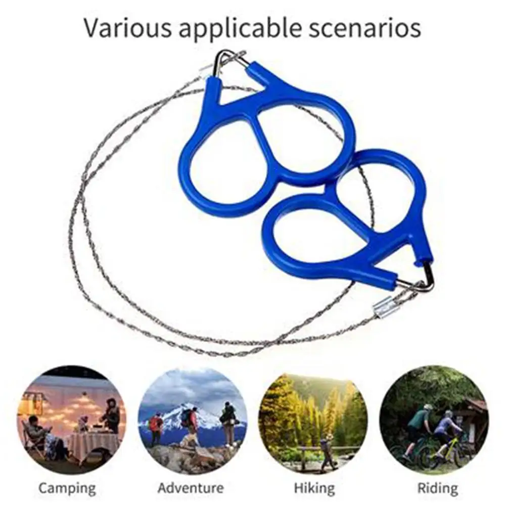 

Emergency Survival Gear Stainless Steel Wire Saw Hand Chain Tool Survival Saw Saw Outdoor Chain Emergency Safety Fretsaw Z2Q3