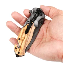 

Portable Outdoor Pocket Knife 440C Stainless Steel Blade Folding Knife Tactics Survival EDC Fruit Knives Camping Hand Tools