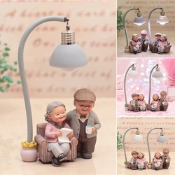 Veilleuse de Couple créative, décoration en résine peinte, design de dessin animé, pour la maison, le salon, la chambre à coucher, 2021 @ LS 