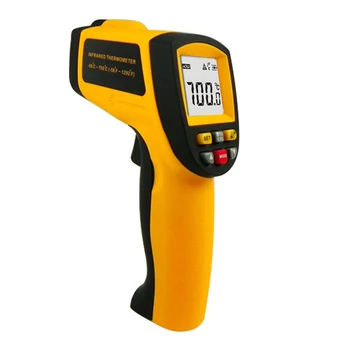 

LCD Screen Digital Industrial Temperature Detector Electronic Thermometer Handheld Infrared Thermometer (-50~700℃)