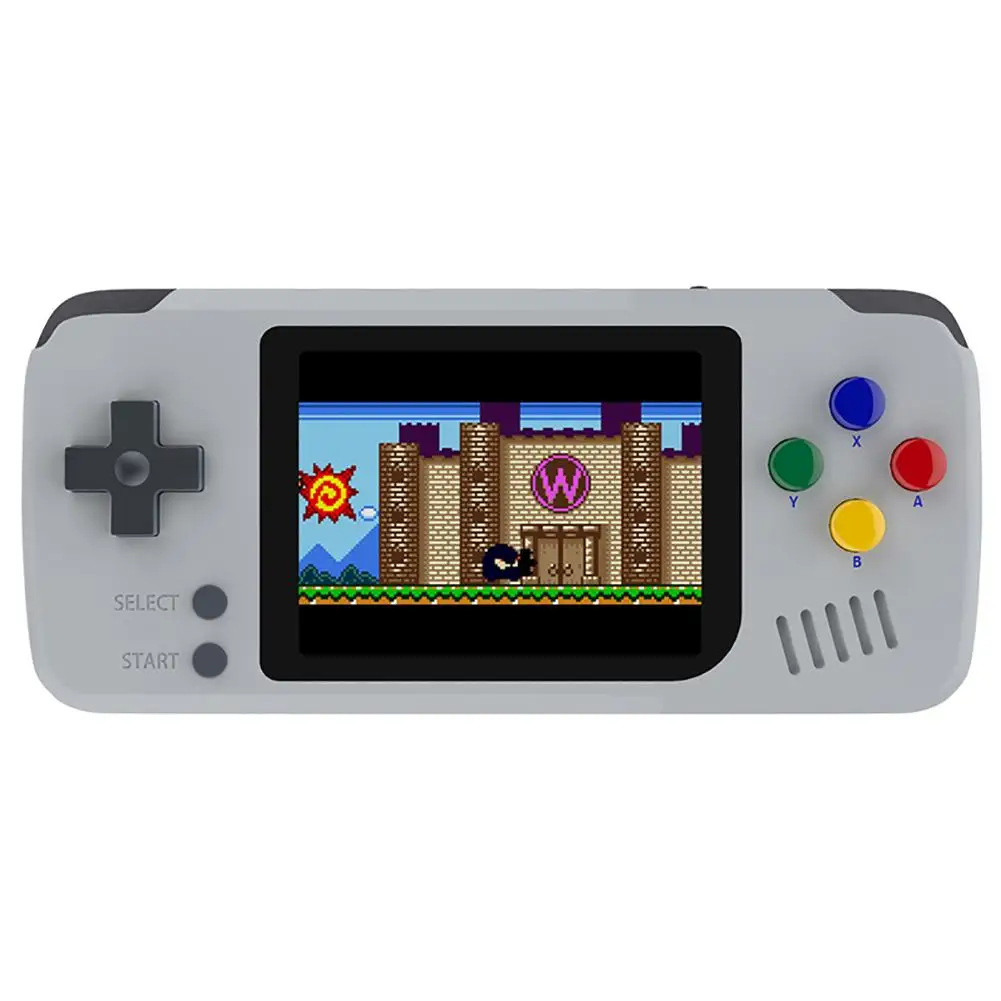 

2.4 Inch HD Color Screen 64-bit Open Source Handheld Game Machine Support FC GBA SFC MD PS NGP Bulit In 1000MA Lithium Battery