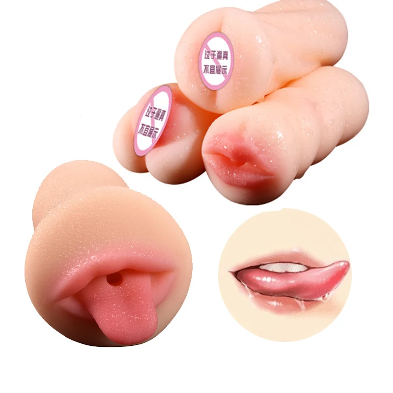 Реалистичный Мужской мастурбатор с глубоким горлом силиконовое искусственное