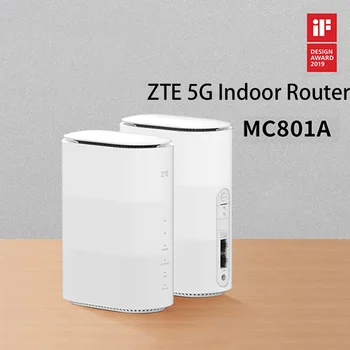 شراءZTE MC801A 5G CPE عالية السرعة 4g5g جهاز توجيه ببطاقة Sim دعم SDX55 NSA + SA N78/79/41/1/28 802.11AX واي فاي 6 5g شبكة مودم
