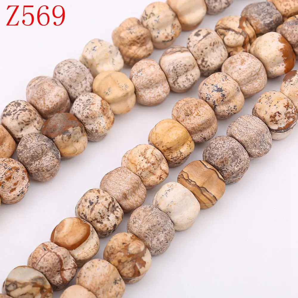 Picture stone Круглые агатовые бусины 8 мм* 12 мм хрустальные бусины оникс Ляпис лазурит Аметист халцедон яшма для ожерелья Аксессуары для рук - Цвет: Picture stone